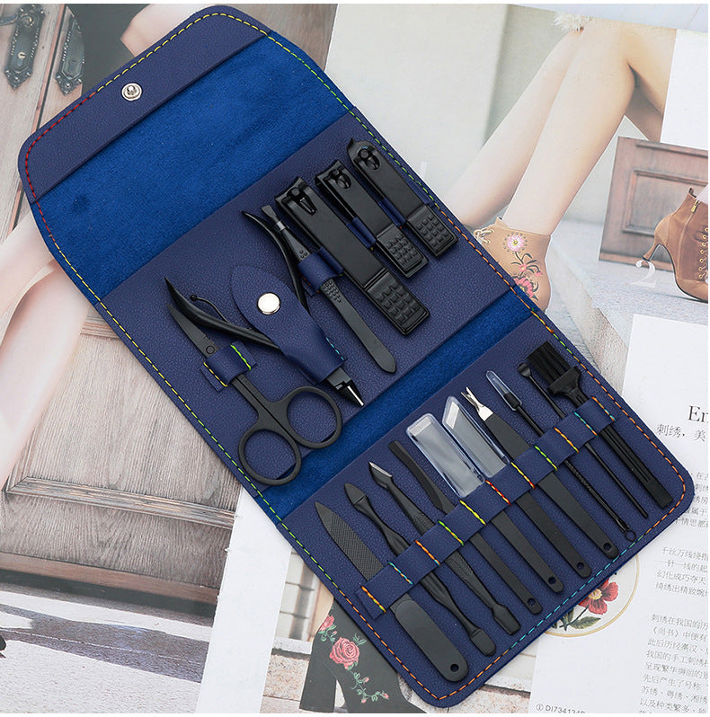 16PCS STAINLESS STEEL NAIL CLIPPERS KIT